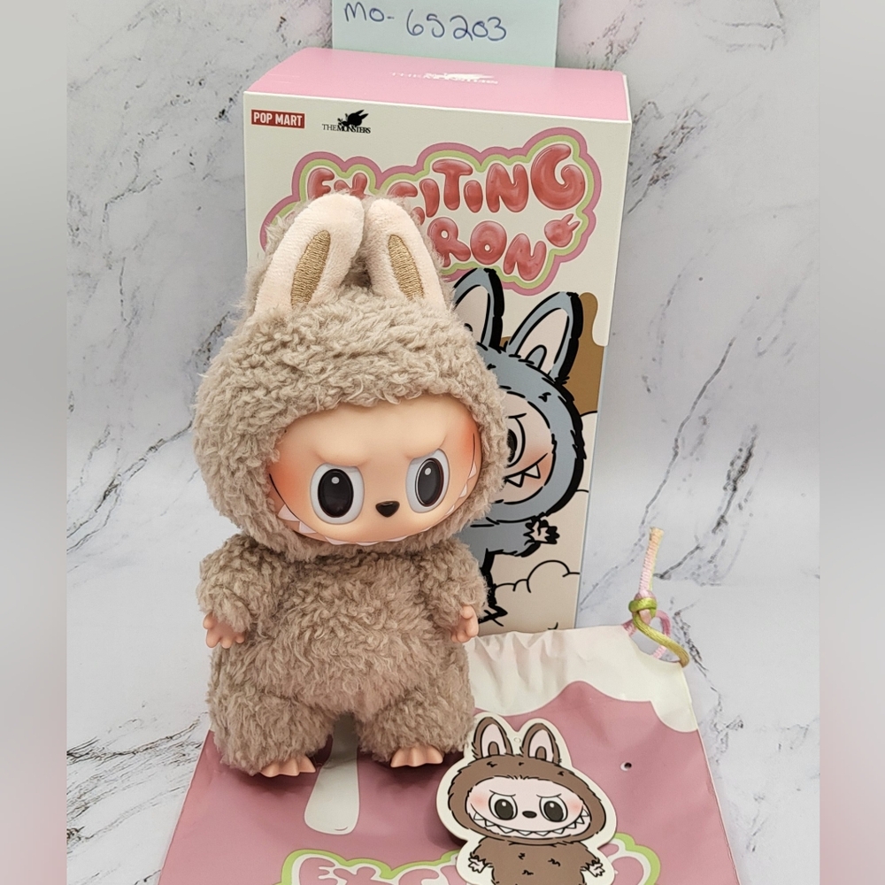 Pop Mart Labubu Exciting Macaron 'Toffee'